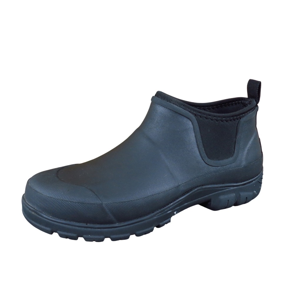 Staheekum Ankle Rain Women Shoe Size 9 Gardening Waterproof Black Rubber Boot